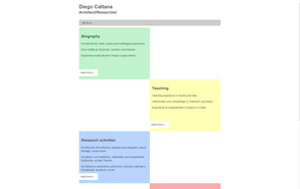 Screenshot Website Diego Caltana